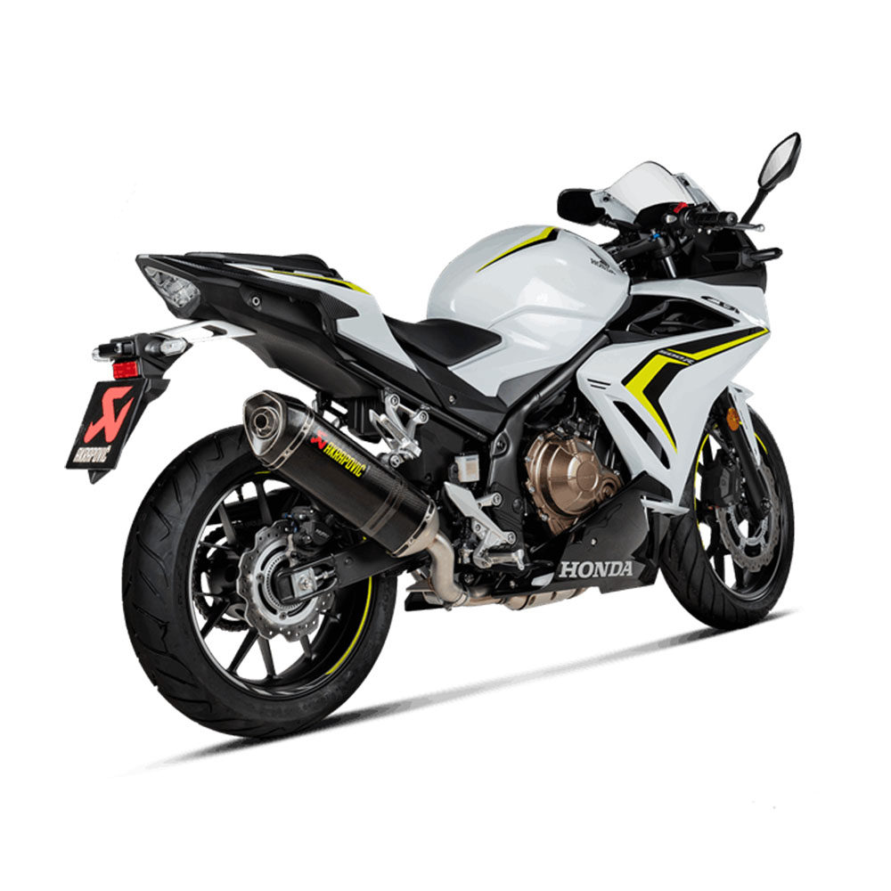 天蝎akrapovic本田cbr500rcb500xcb500f改装碳纤维尾段排气管摩托车