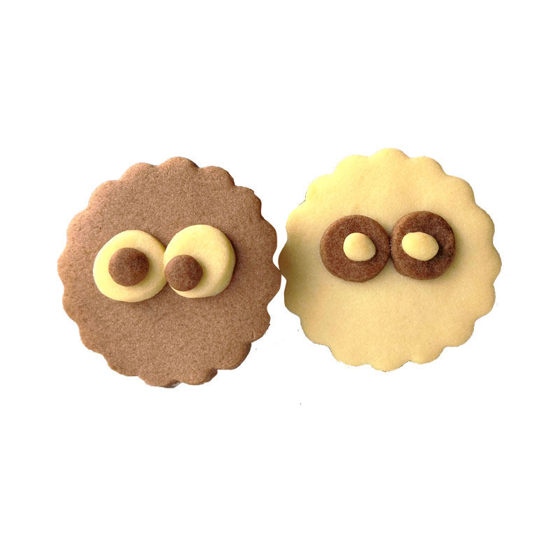 小兔甜品礼物网红可爱曲奇煤球精灵饼干卡通曲奇饼干