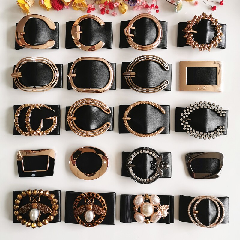 扣鞋单鞋金属大针鞋面鞋子装饰配件水钻饰品鞋扣