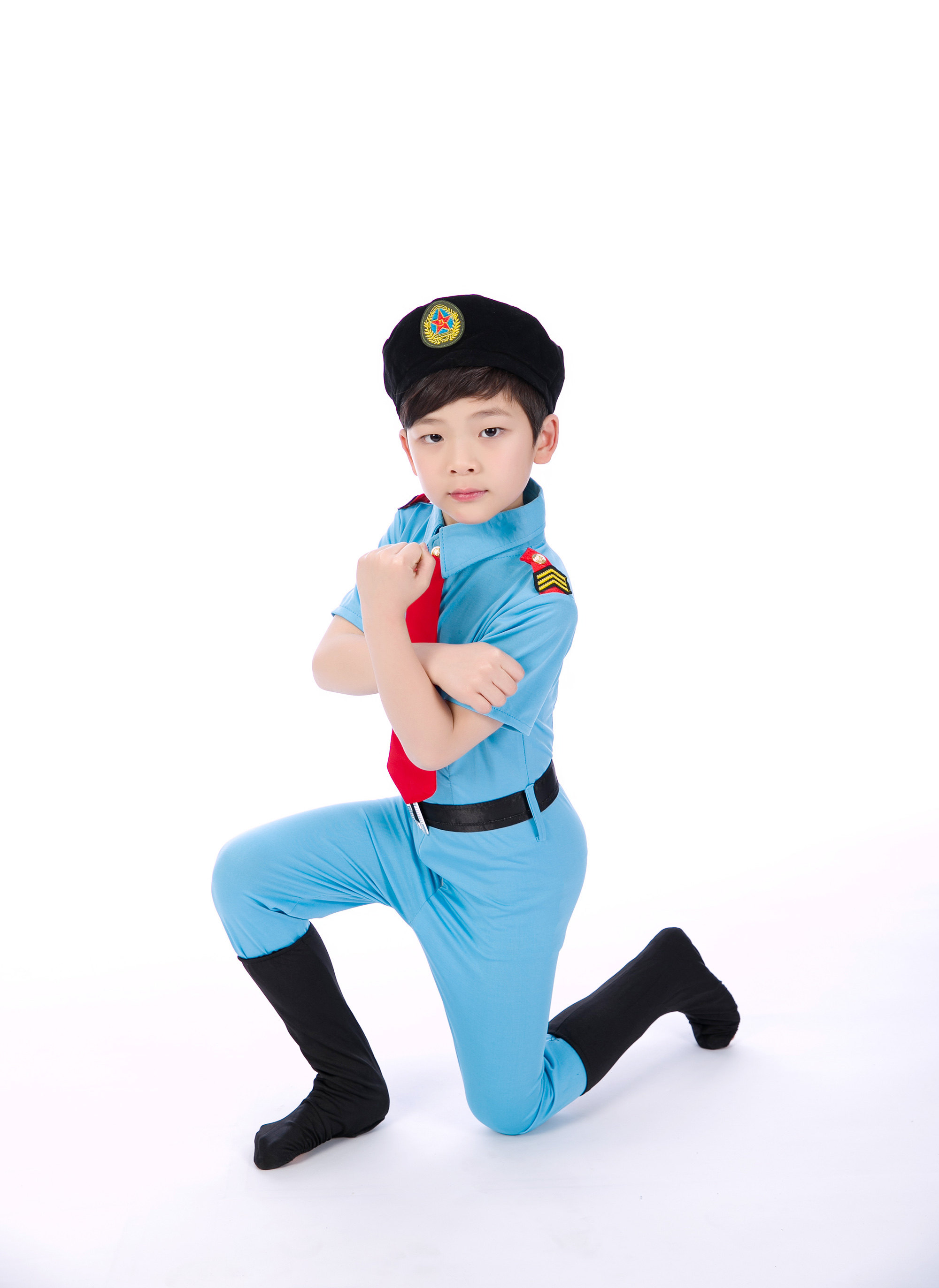 服装新款军装迷彩演出服军旅舞蹈军鼓乐队表演儿童演出服