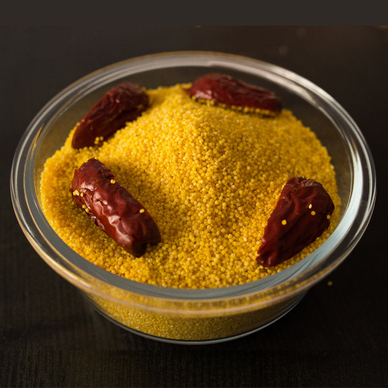 2018河北张家口特产蔚县花农家黄小米小黄米新米蔚州小米粥