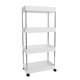 Dormitory trolley clamp storage multi-storey floor kitchen bedroom cosmetic bedside desk snack stand Dormitory trolley clamp storage multi-storey floor kitchen bedroom cosmetic bedside desk snack stand
