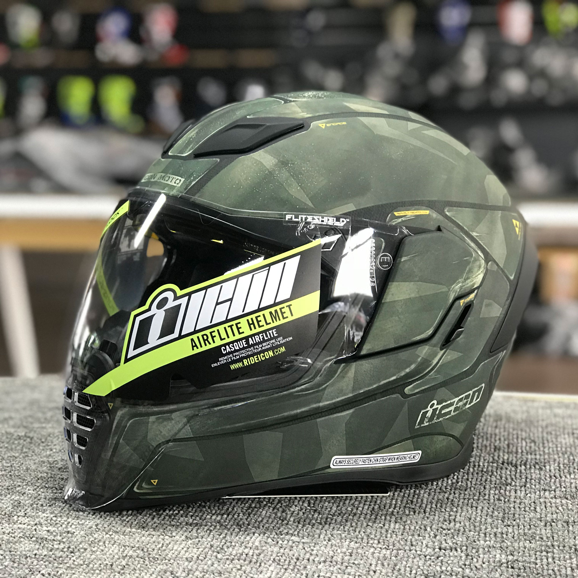 现货美国21款iconairflite机车头盔全盔赛车街车摩托车头盔