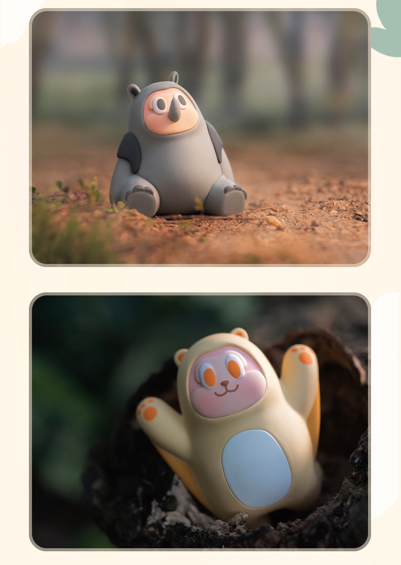 包邮正版寻找独角兽thesllo地球系列濒危动物盲盒潮玩盲盒