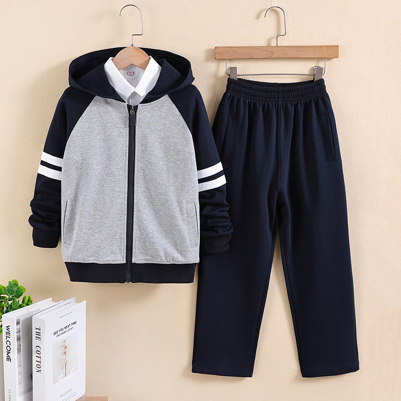 炫童酷贝校服套装小学生春秋秋装英伦风班服儿童校服