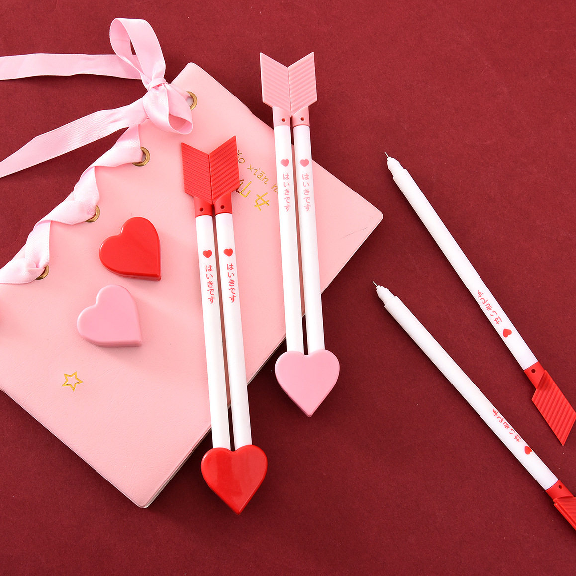 罚抄中性笔爱神之箭创意个性搞怪文具05mm情侣闺蜜中性笔