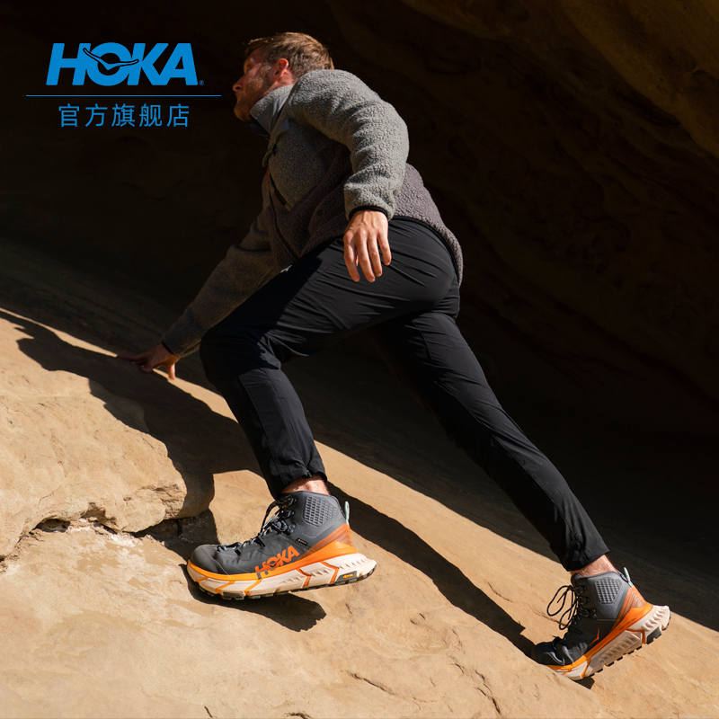 HOKA ONE ONE男女款TenNine Hike GTX中性高帮防水缓冲登山徒步鞋