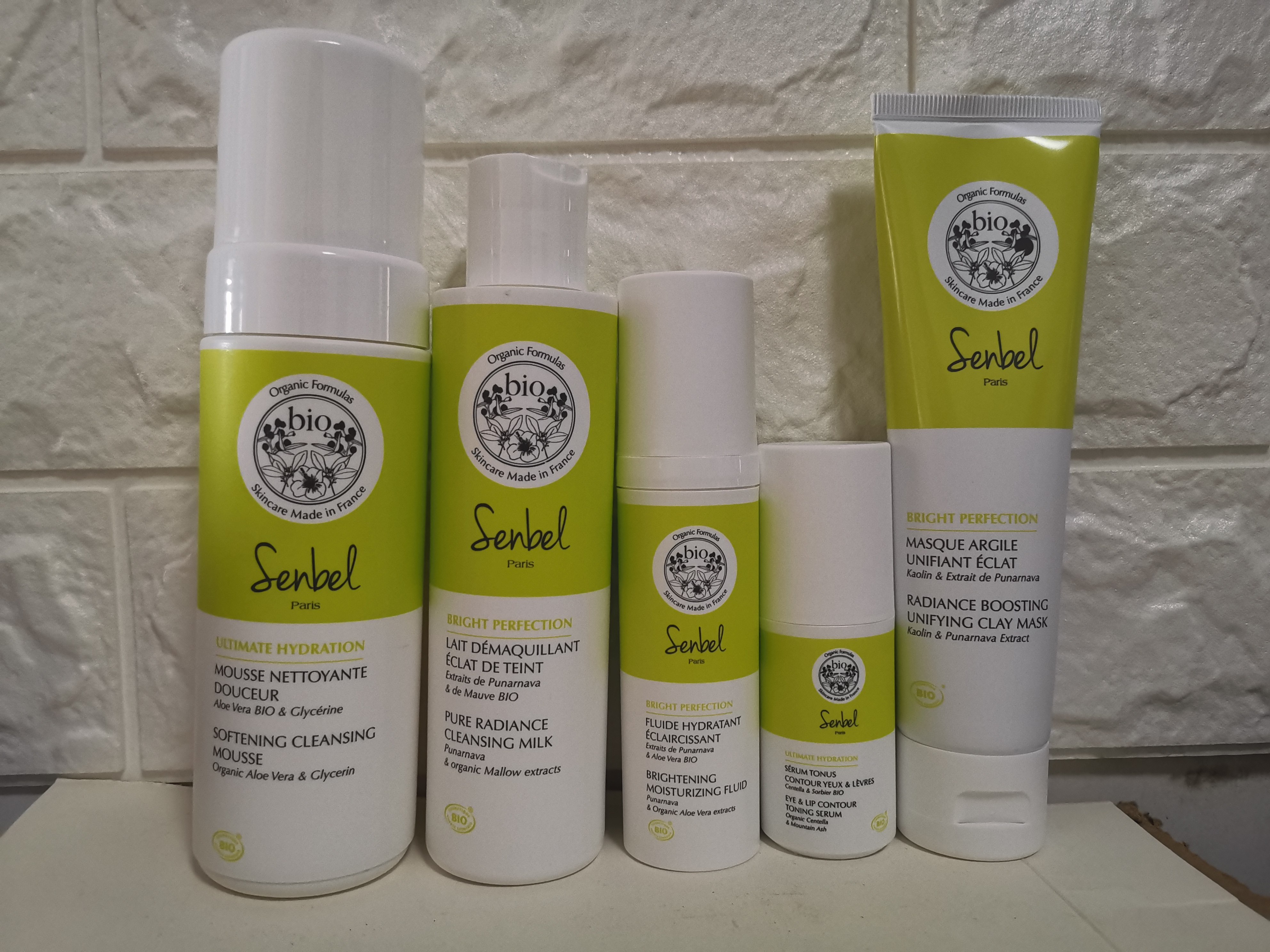 法国护肤品senbelbio机系列眼霜洁面泡沫面乳日间贴片面膜