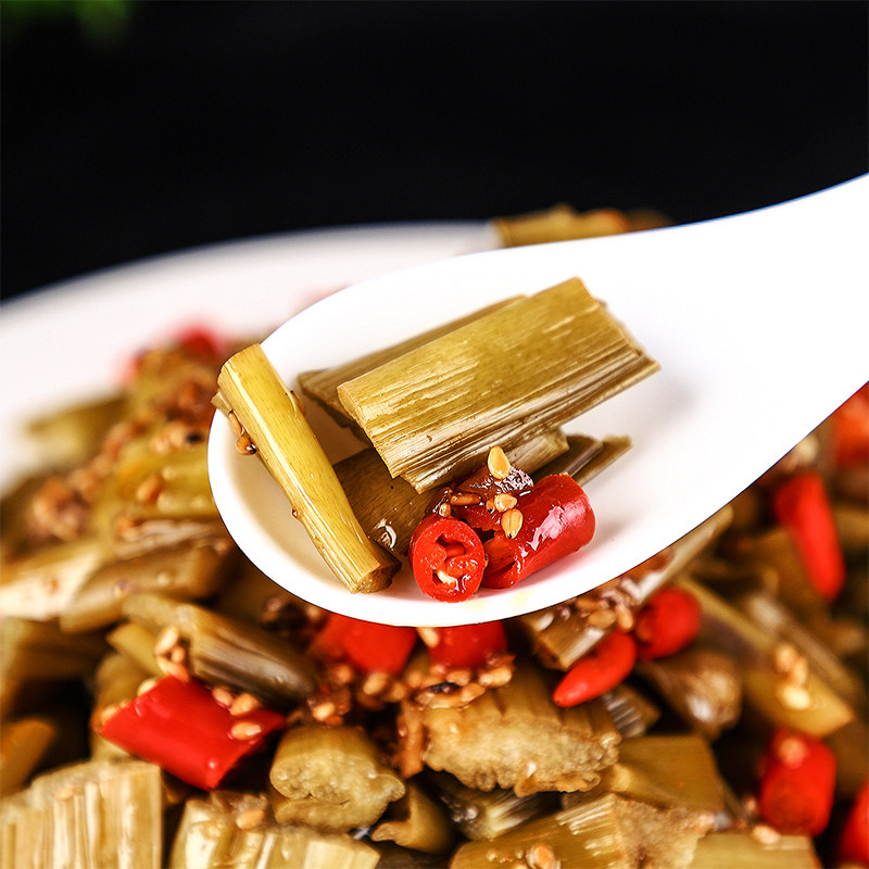 广西农家新鲜干梗自制芋苗酸辣芋杆腌制特产下饭菜泡菜3斤装即食