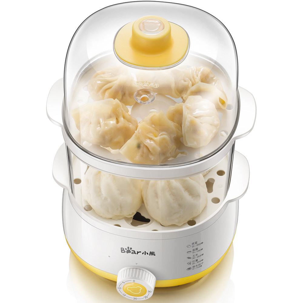 bear小熊zdq-a14r1煮蛋定时自动断电双层大容量多功能煮蛋器