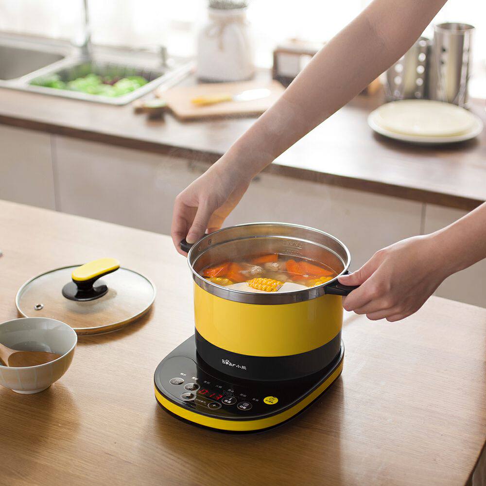 bear/小熊 drg-c18q6电热锅电煮锅定时预约多功能电火锅学生锅