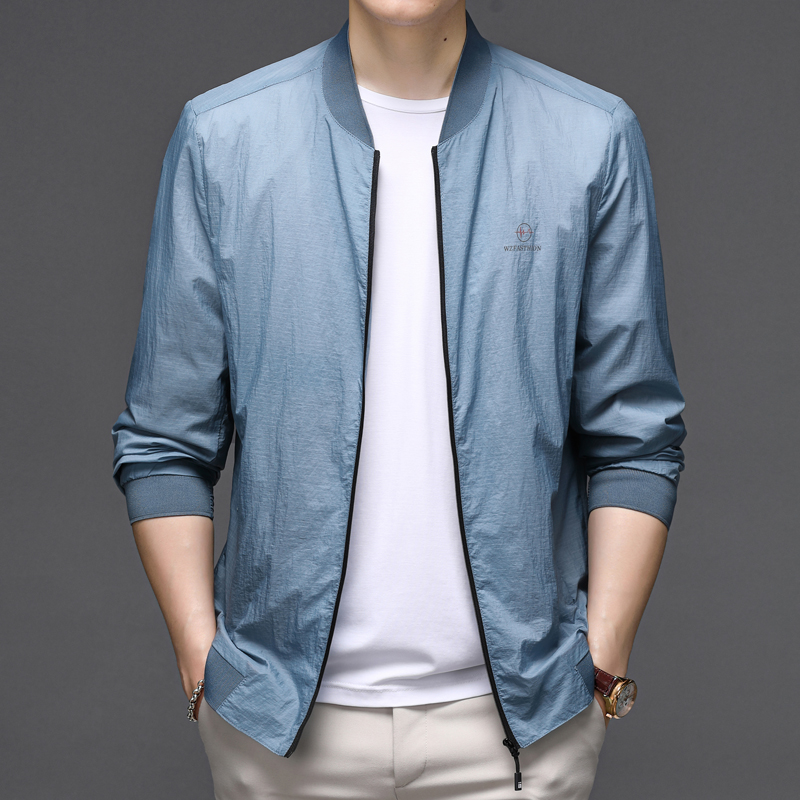 中青年男士防晒衣外套超薄款透气夹克衫夏季钓鱼防晒服爸爸夏装潮