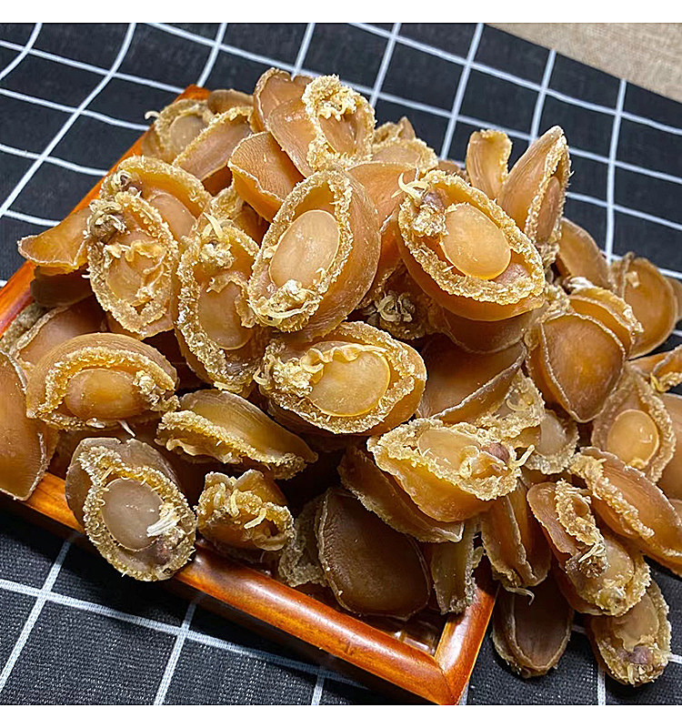 鲍鱼干货50头大连淡干特靓海鲜海产品大个500g鲍鱼