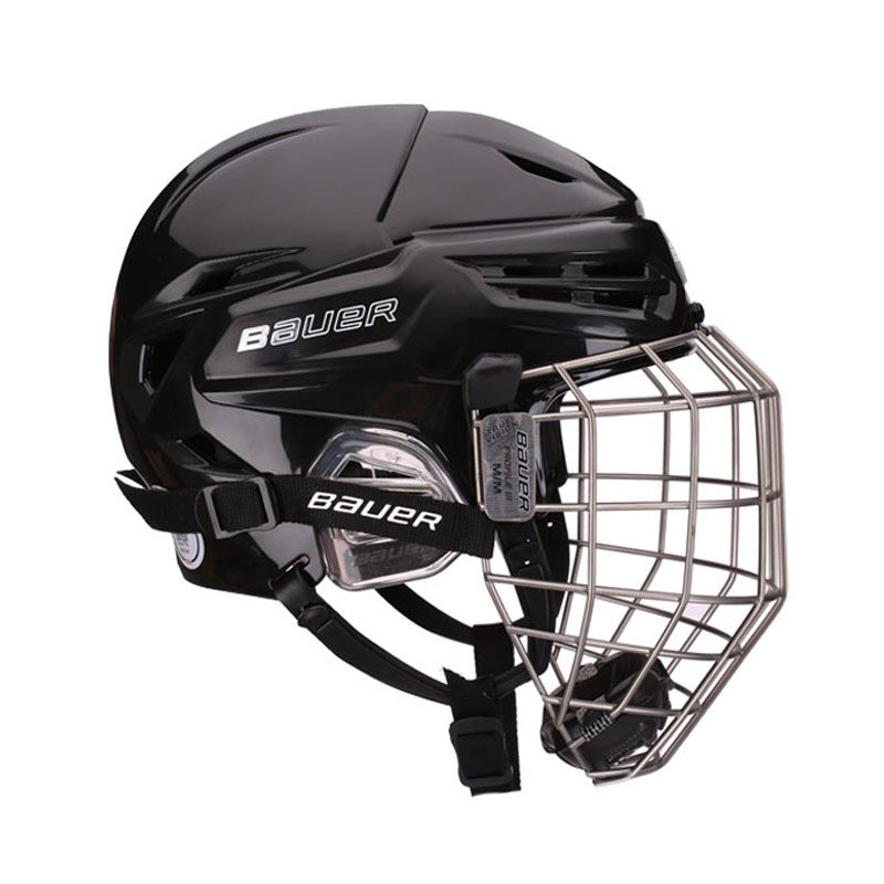 冰球头盔新款鲍尔bauerreakt儿童成人比赛护帽冰球