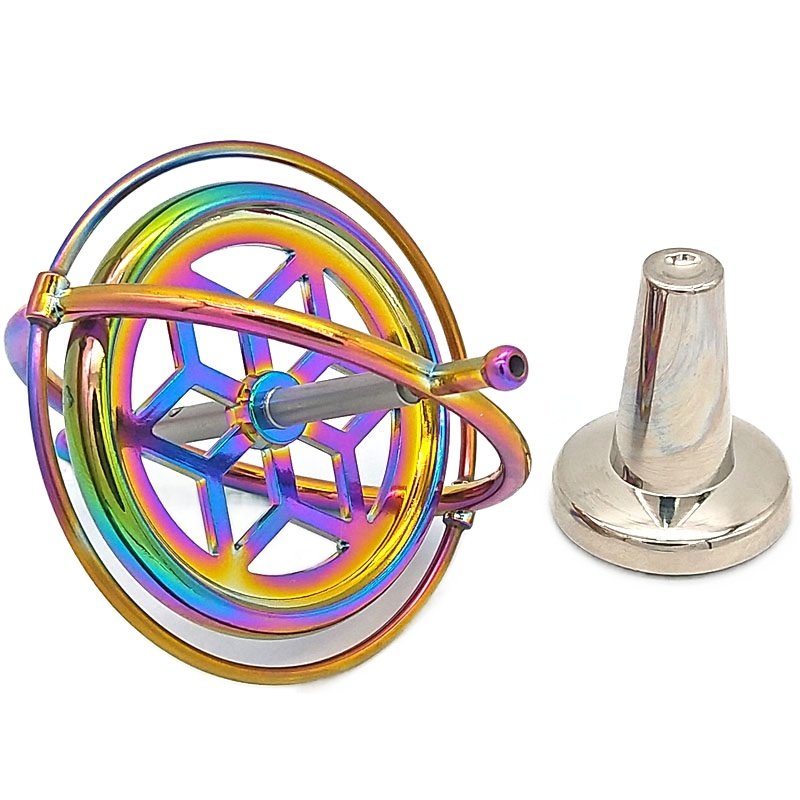 陀螺金属机械玩具减压平衡益智gyroscope重力男女陀螺