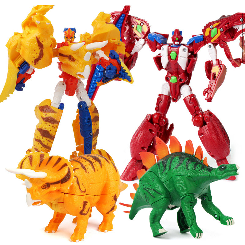 咖宝车神巨兽时代儿童变形恐龙机器人霸王龙玩具儿童机器人