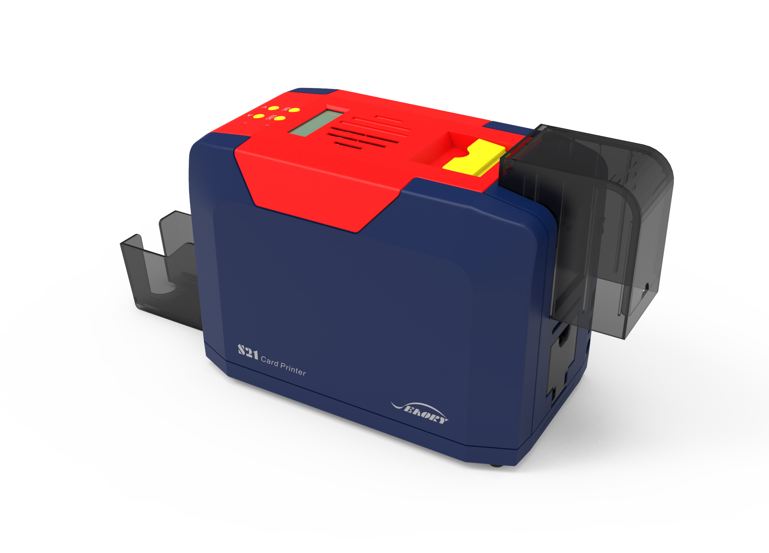 打印机飒瑞s21证卡pvc卡片icid制卡机光缆标牌证卡打印机