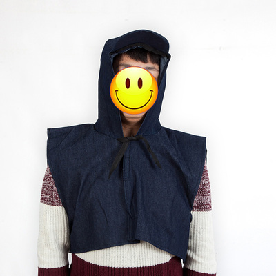 防尘帽子男披肩帽带帽檐防尘头套灰尘劳保风帽工业粉尘防护帽透气