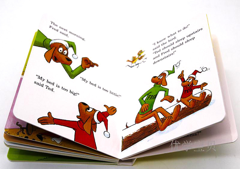 进口英文原版绘本 big dog little dog 大狗小狗pd eastman 苏斯博士