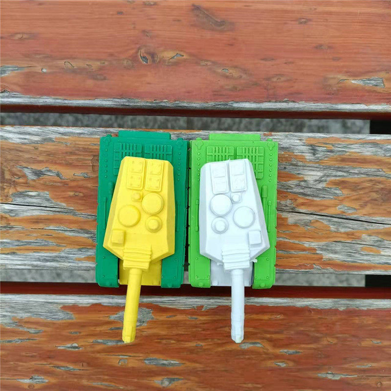 橡皮战车绝地求生坦克造型橡皮擦创意可拆卸拼装橡皮