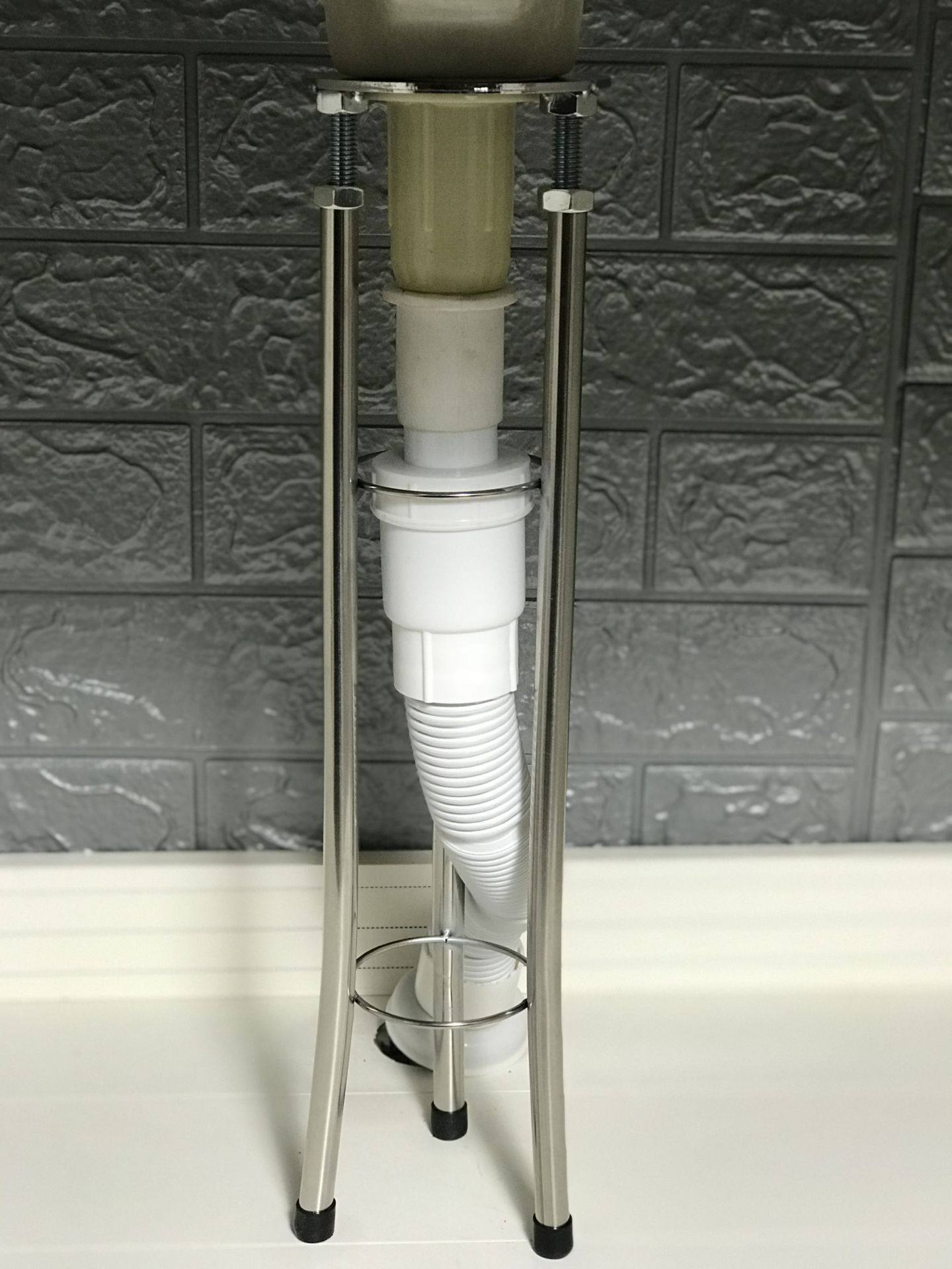 台下盆支架不锈钢支撑架陶瓷洗脸盆家用免打孔加厚固定洗手盆托架