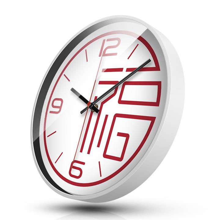 2021创意开业门店挂墙时钟静音时尚恭喜发财客厅挂钟