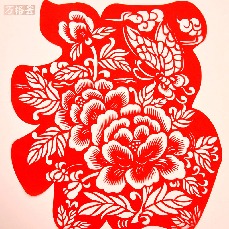 福字剪纸窗花家居装饰画品新房乔迁年货创意玻璃剪纸