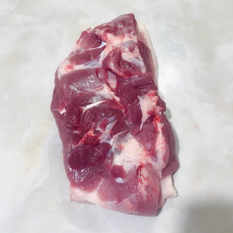 天天一刀不包10斤如图猪皮切下一刀切中国后腿生猪肉