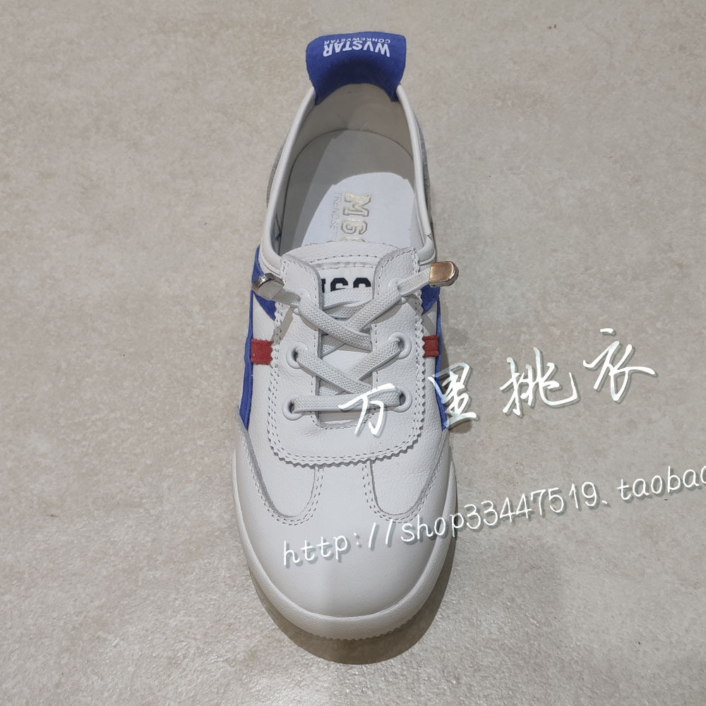 m602021夏款专柜正品女士平底牛皮单鞋女鞋单鞋