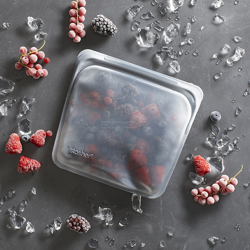 stasher美国进口硅胶袋保鲜低温慢煮袋食品密封储藏袋水果密封袋