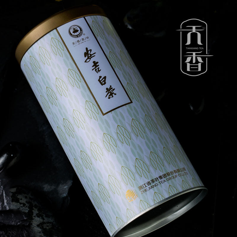 2019年新茶天香白茶茶叶安吉白茶礼盒装雨前特级125g散装绿茶正宗