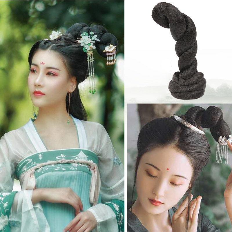 古装假发垫可弯曲灵蛇发髻古风唐装拍照写真其它假发