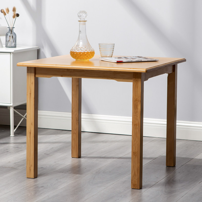 方桌餐桌实木小户户型吃饭桌子正方形家用四方实木餐桌