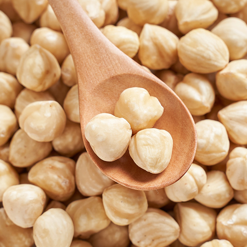 榛子新货土耳其大粒原味罐装500g散装烘焙坚榛榛子