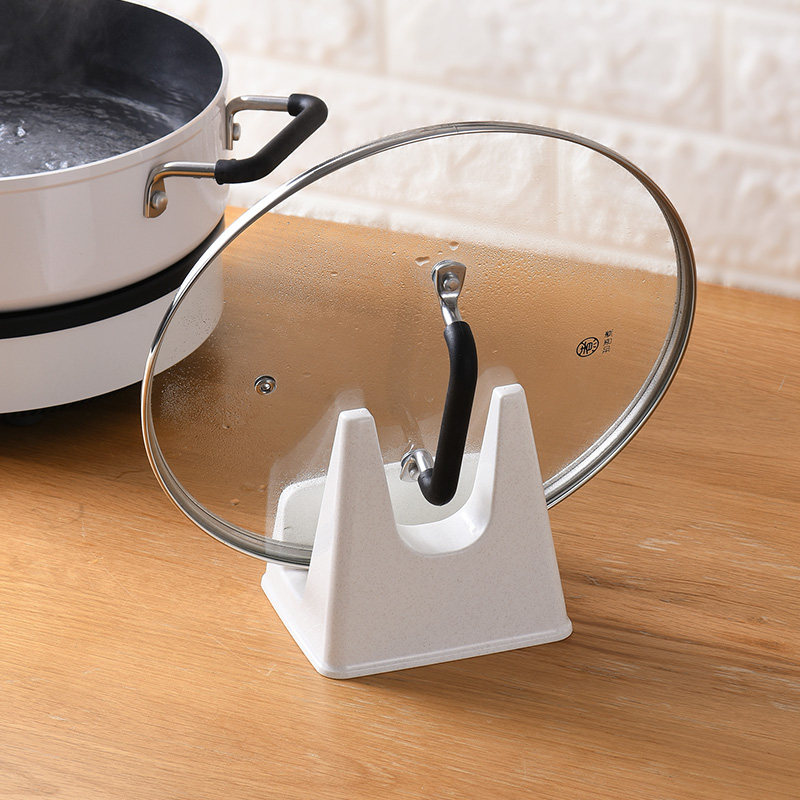 日本进口砧板锅盖架子厨房置物架塑料案板支架锅盖架