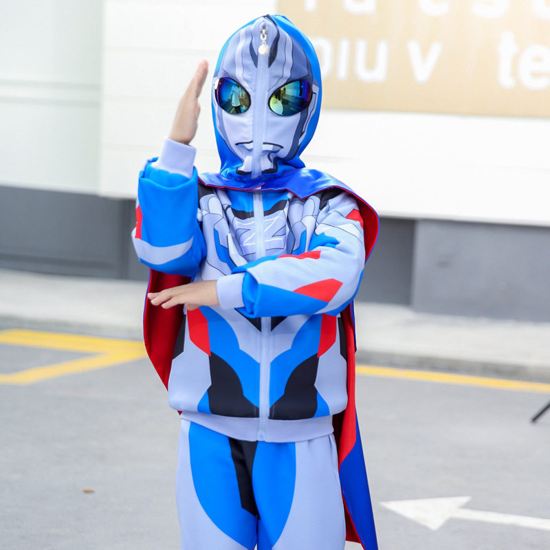 儿童奥特曼赛罗服装衣服套装男孩幼儿园扮演服饰服饰