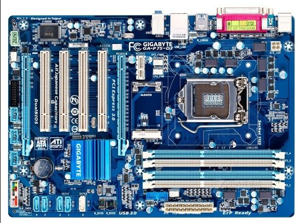 p75 v2cpu p8h61 技嘉 plus主板1155针e3 gigabyte 1230 - 爱购网