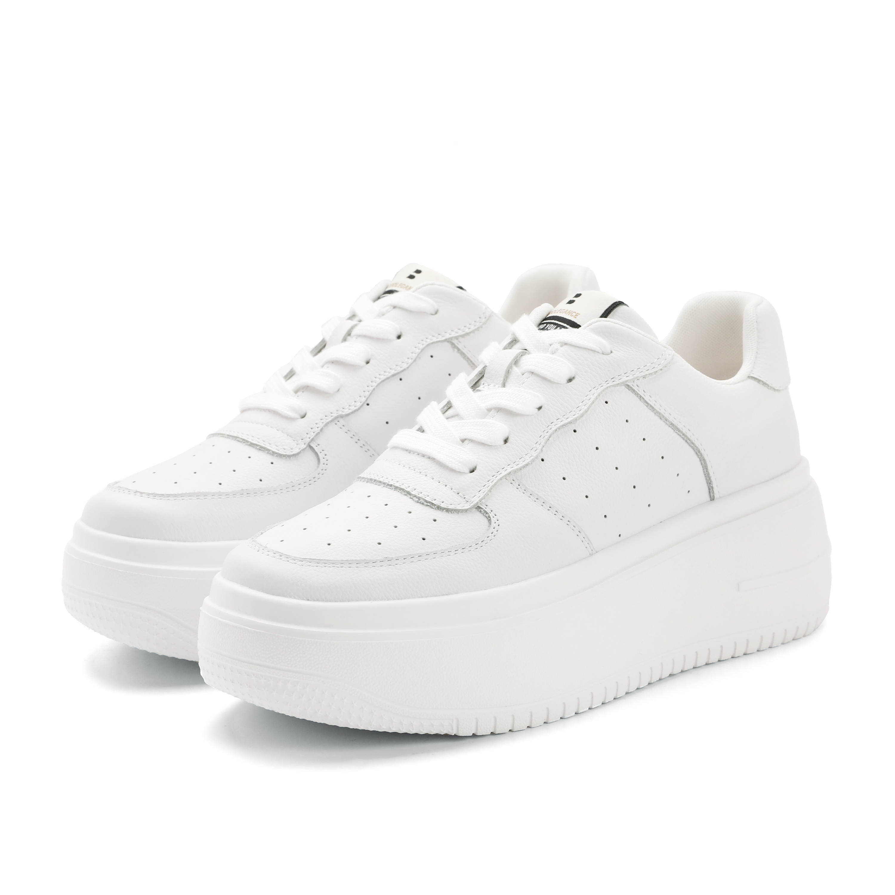 百丽小白鞋夏季新款百搭厚底商场同款春季女单休闲板鞋