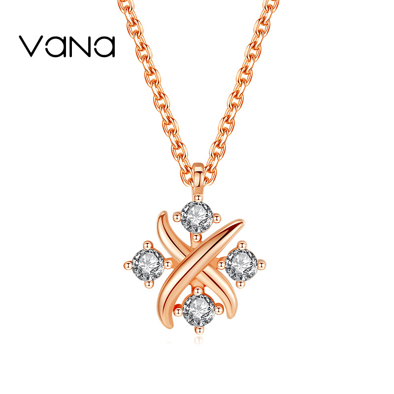 vana纯银项链锁骨轻奢小众设计2022年新款高级项链