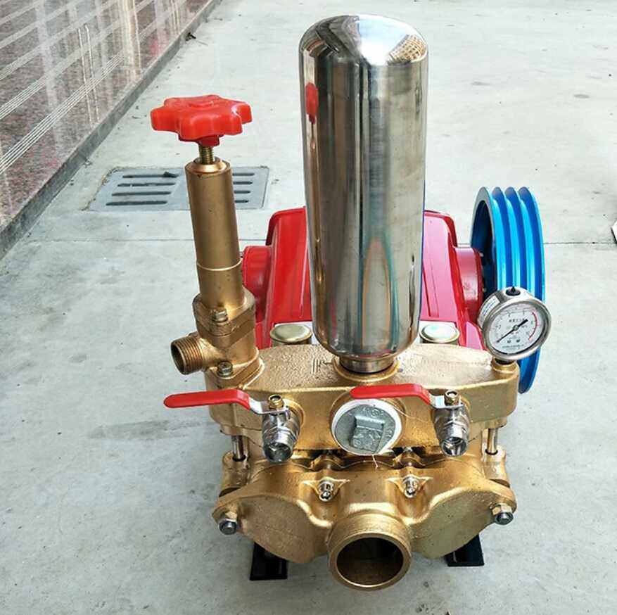 打药机欧森高压水泵抽水远程压力喷雾器5200柱塞压力泵