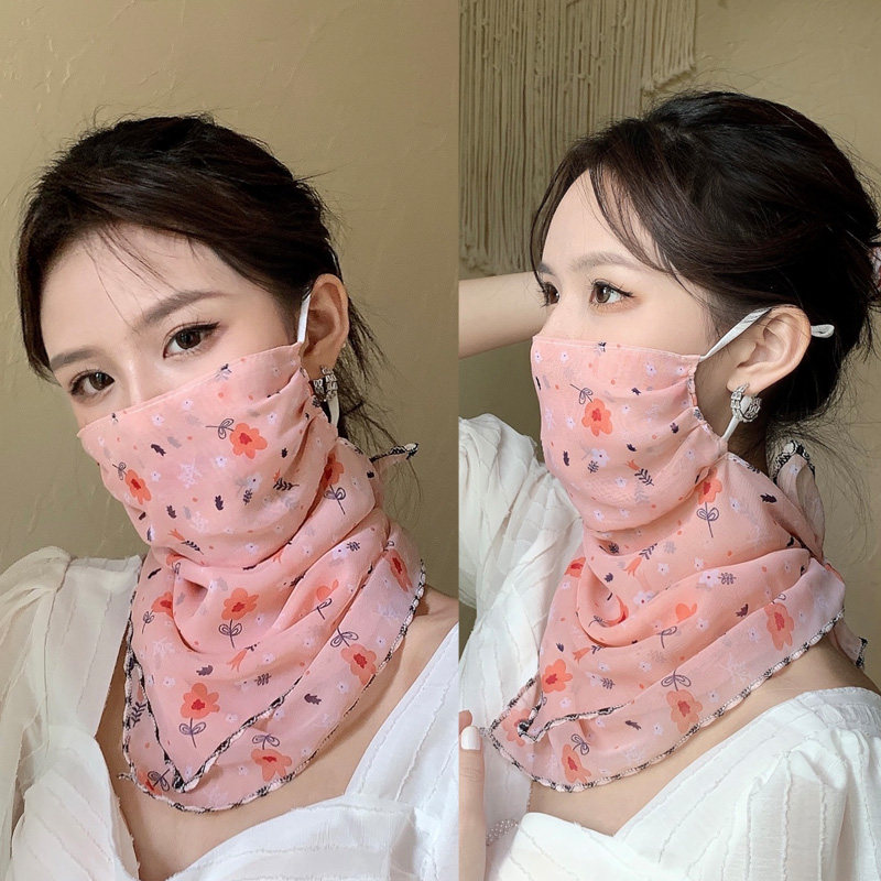 防晒面纱夏季面罩脸罩全脸罩面面部遮脸薄款防晒面纱