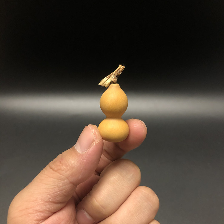 天然精品迷你特小小草里金葫芦文玩手捻厘米葫芦