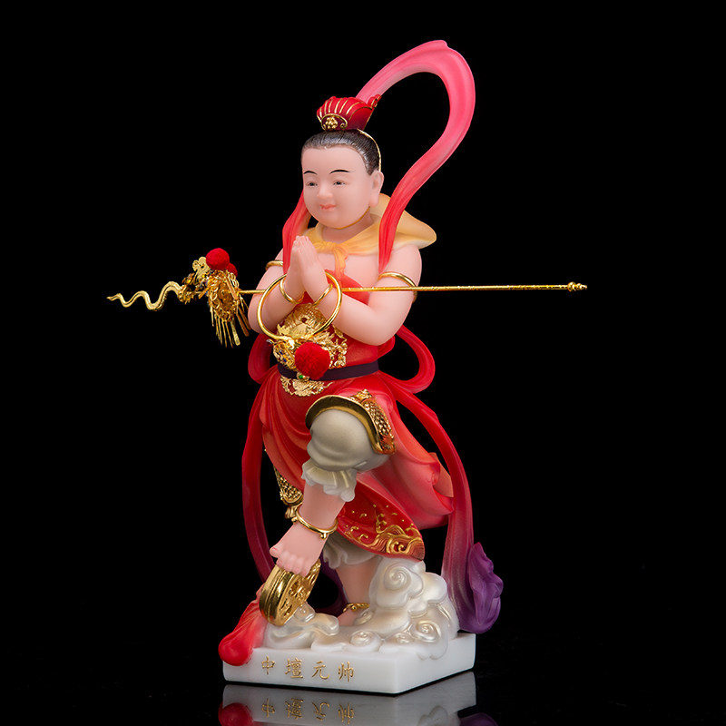 哪吒三太太子神像圣丰正品品包石雕家用供奉摆件