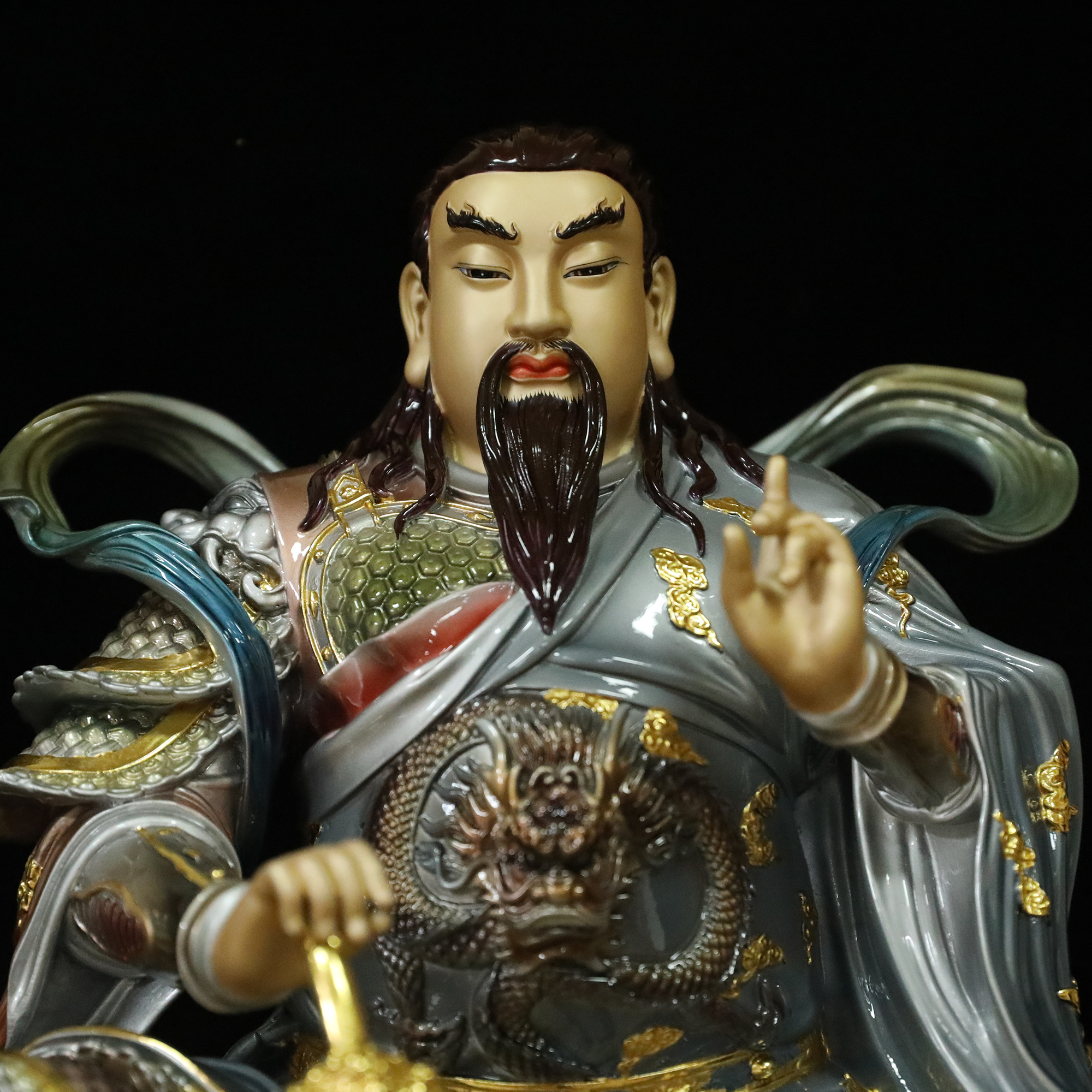 大帝真武纯铜玄天上帝北帝武当山祖师师爷佛像摆件