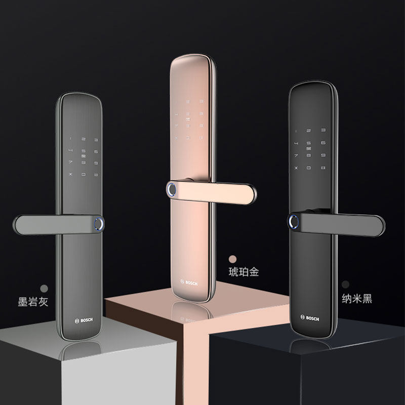 门锁bosch德国博世id60智能指纹密码锁家用防盗门智能门锁