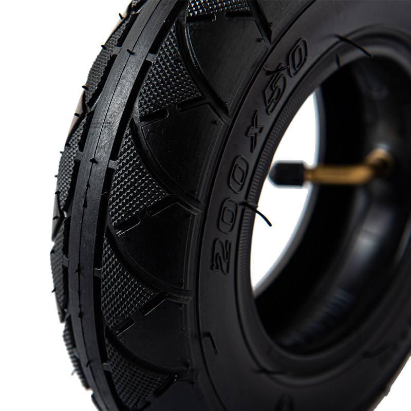 滑板车轮胎200x50小海豚8寸迷你充气内外实心防爆电动车外胎