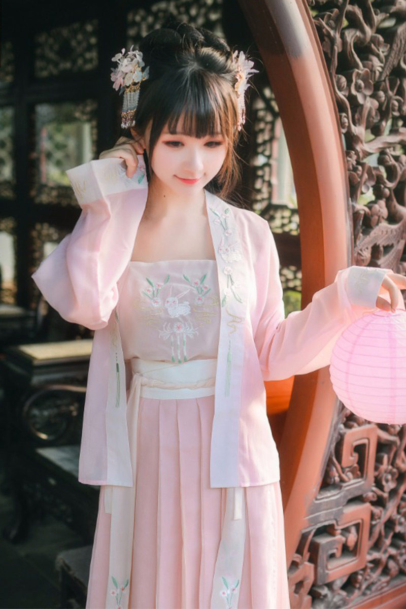 白菜汉服女仙气飘逸古风古装超仙改良元素中国汉服