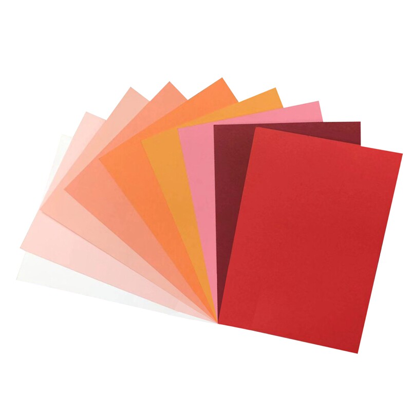 彩色卡纸210g250g大红粉红玫红画画海报手工a4a5a34k8折纸