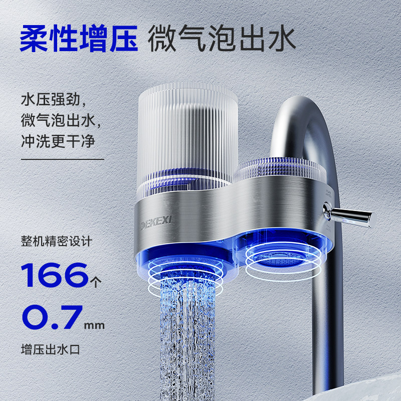 德国德克西净水器水龙头过滤器家用自来水直饮前置过滤器厨房通用-mc