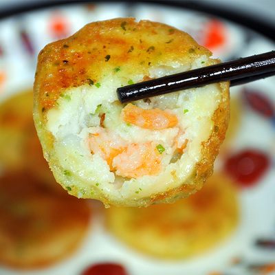 鱼香翡翠四洲脆脆虾饼500g